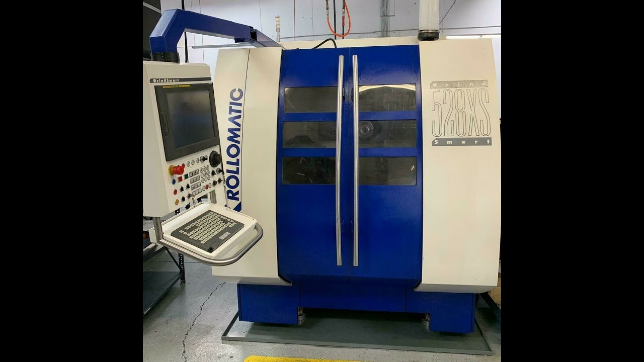 Rollomatic 528-XS 6 Axis CNC Tool & Cutter Grinder 10,000 RPM Fanuc 160i-MB 2010-MachineStation#1805