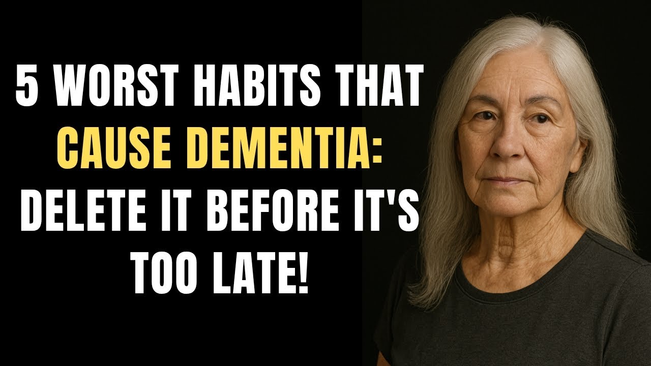 5 худших привычек, вызывающих деменцию и потерю памяти после 60 лет [советы для пожилых людей]
