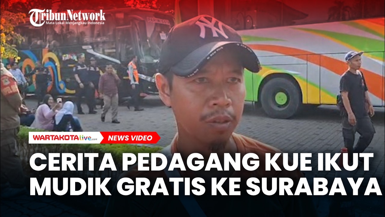 Cerita Pedagang Kue Ikut Mudik Gratis Pemkab Karawang ke Surabaya, Bisa Hemat Rp 4 Juta
