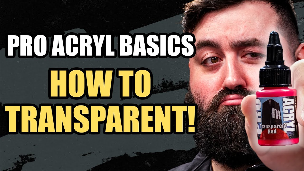 PRO Acryl Basics - How To Transparent!