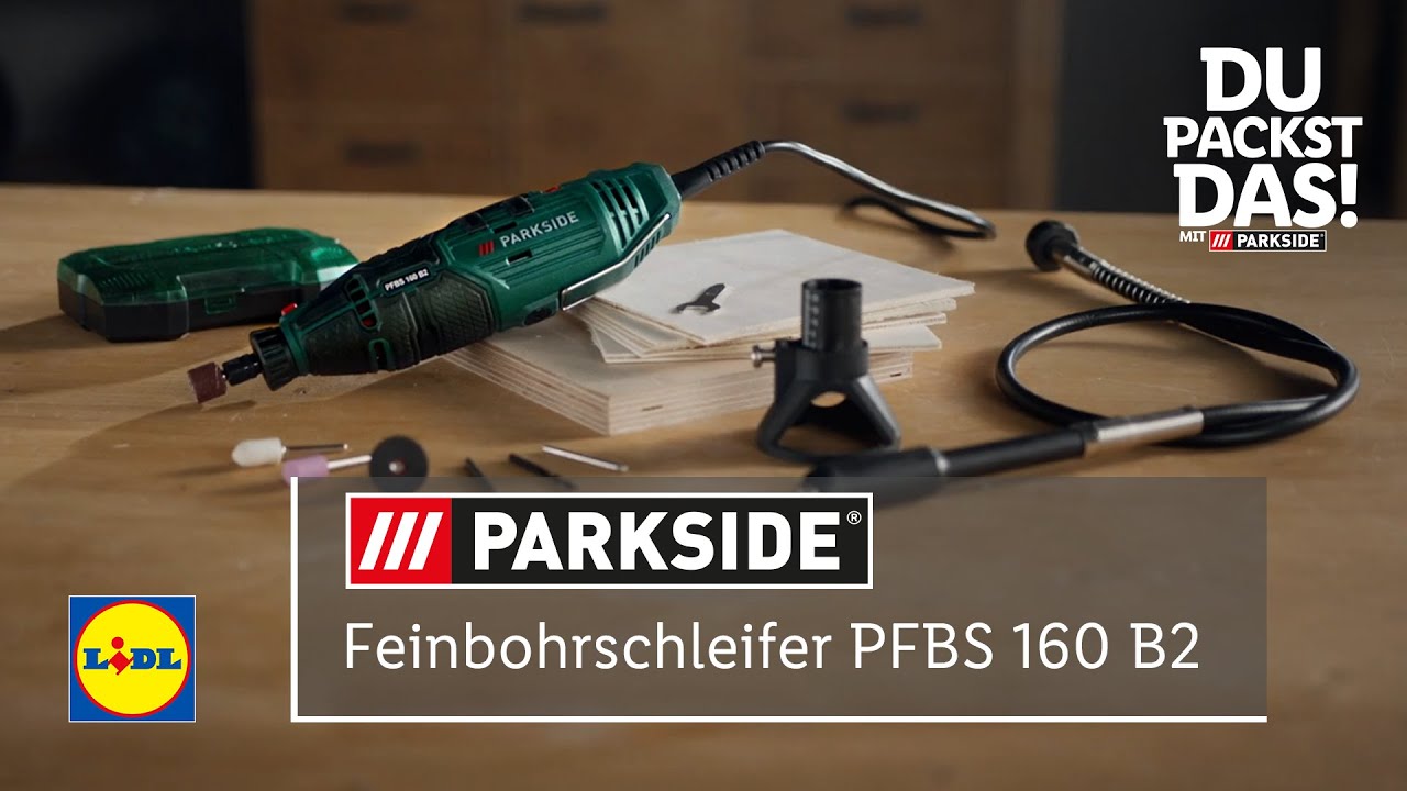 Du packst das! Feinbohrschleifer PFBS 160 B2 | Lidl Parkside