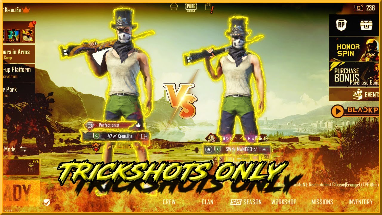 47 Khalifa Vs Muneeb Gaming | Trickshots Only TDM 🔥