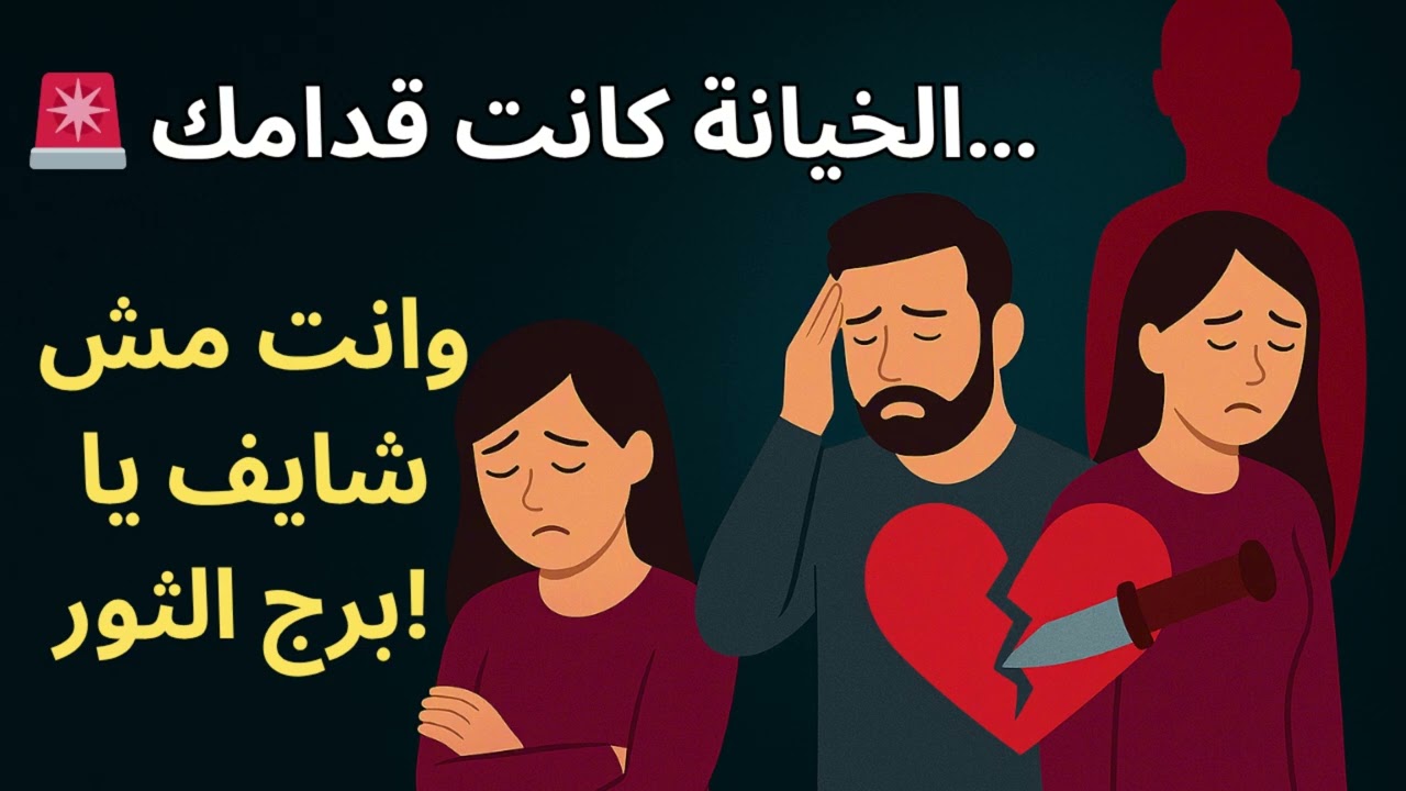 برج الثور  خيانة صادمة من أقرب الناس ليك… الرسالة دي هتكشفلك الحقيقة قبل فوات الأوان!