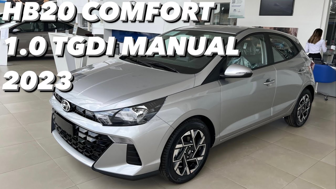 Hyundai HB20 1.0 TGDI Manual Comfort 2023 - HB20 Turbo MANUAL 6 marchas por menos de 100 MIL?!