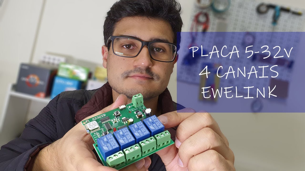 PLACA 4 CANAIS EWELINK REVIEW, ALIMENTAÇÃO 5-32V