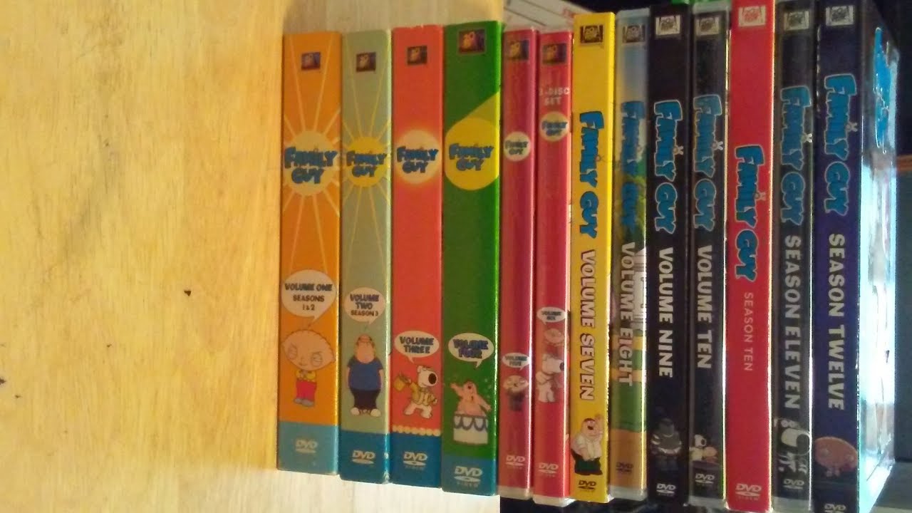 My Family Guy Dvd Collection Part 1