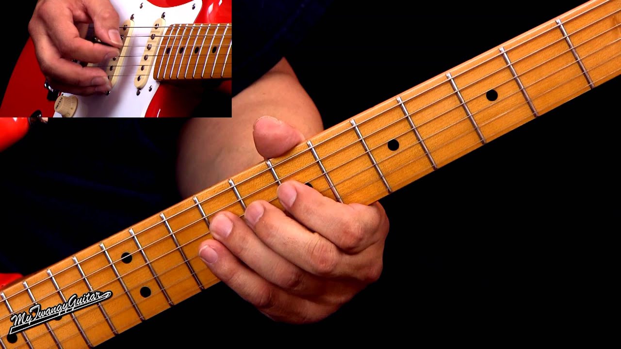 Texas Blues Shuffle Lesson In The Style of SRV
