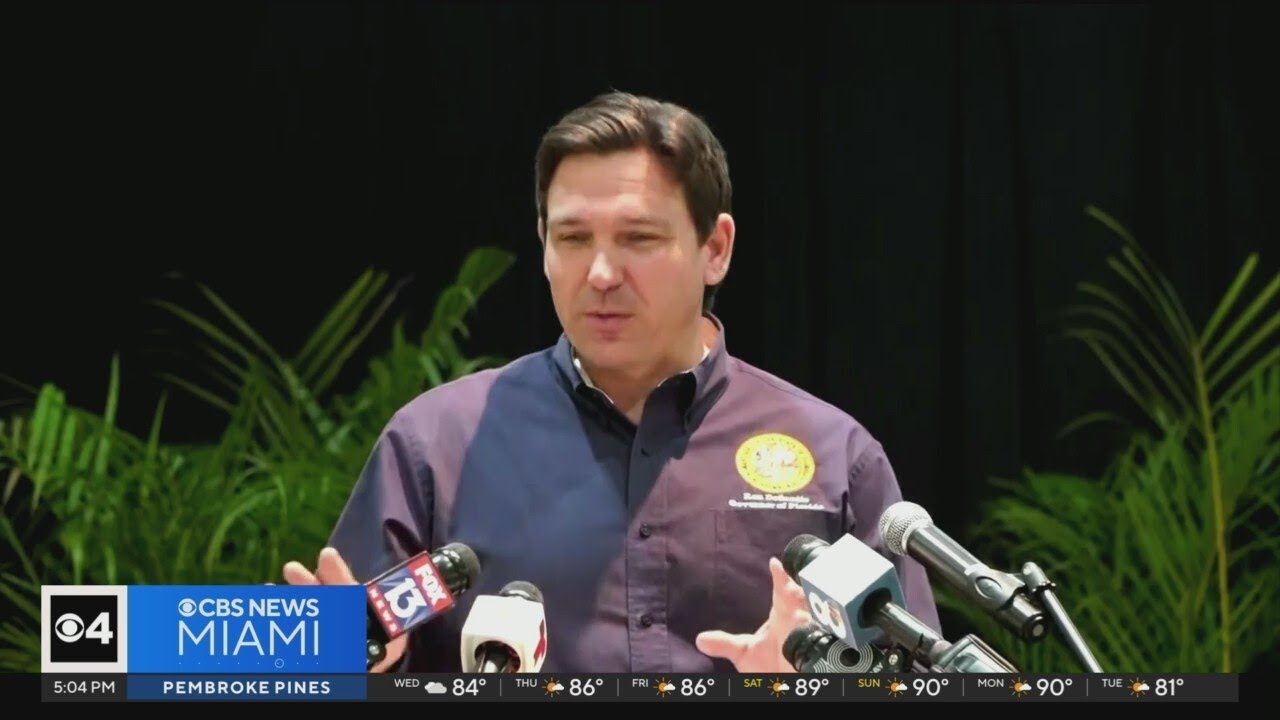 Gov. Ron Desantis deploys forces to South Florida