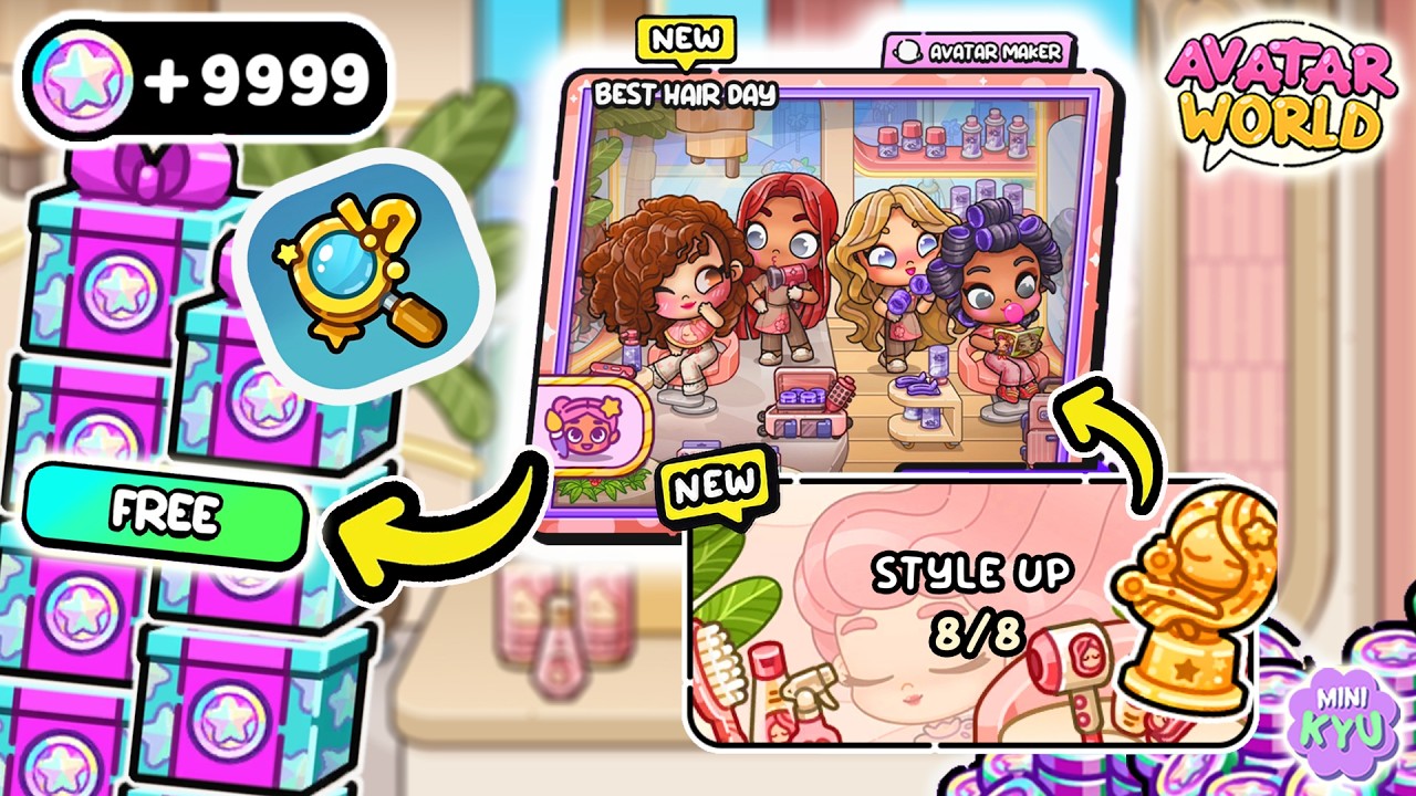 ⚠️ HOW TO GET FREE COINS 💰 Claim It Now ‼️ STYLE UP SECRETS | AVATAR WORLD PAZU 🌎
