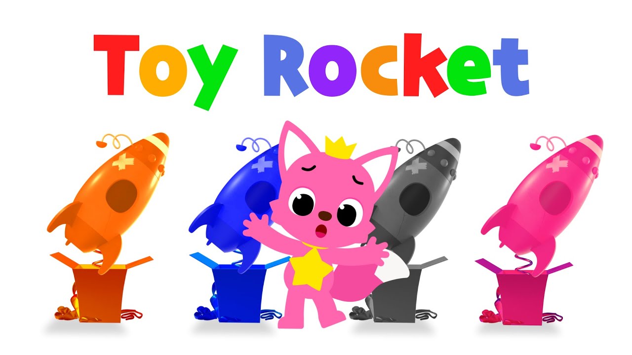 🎨 Learn colors with Toy : Toy Rocket | Surprise Box | Hogi & Pinkfong Colors for kids