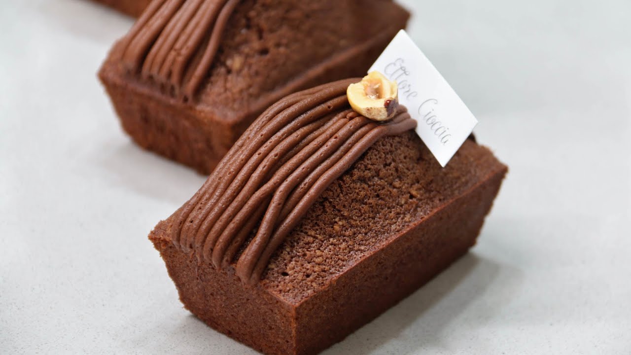 Financiers de chocolate y Gianduja / Chocolate and Gianduja Financiers