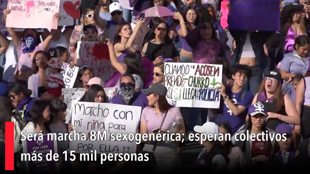 Ser&aacute; marcha 8M sexogen&eacute;rica; esperan colectivos m&aacute;s de 15 mil personas