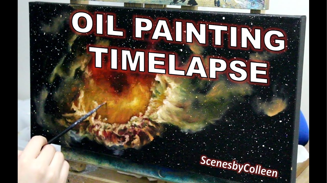 Timelapse Oil Painting - Tadpole Nebula