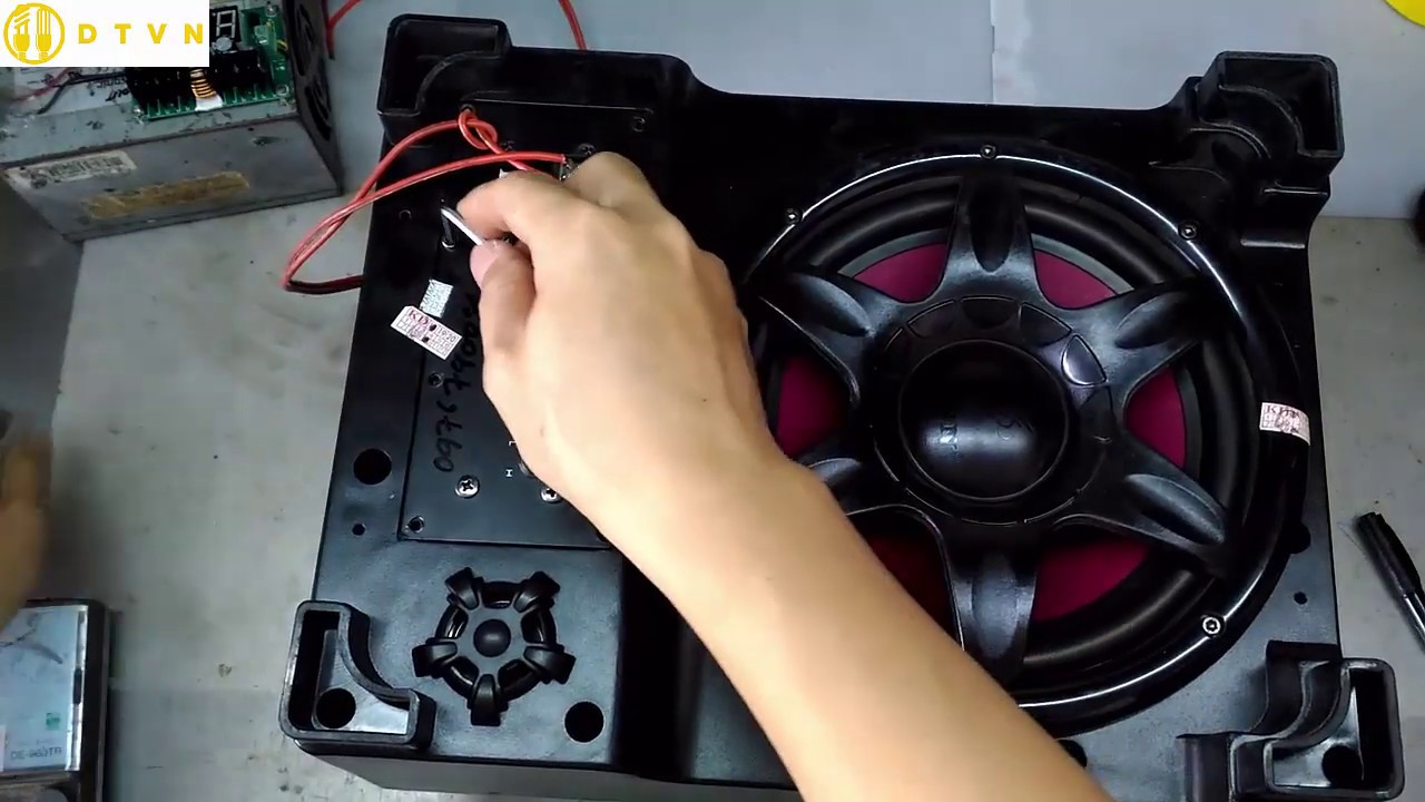 Sửa sub gầm ghế NBN không đèn báo nguồn