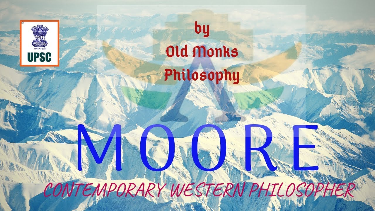 Western Philosophy : Contemporary : Moore Part-1 (Hindi | English)
