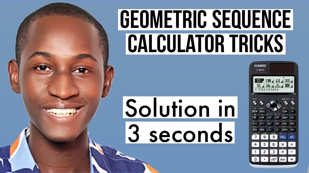 HOW TO USE CALCULATOR TO SOLVE SEQUENCES AND SERIES FAST: Casio Fx-991 ex Tricks