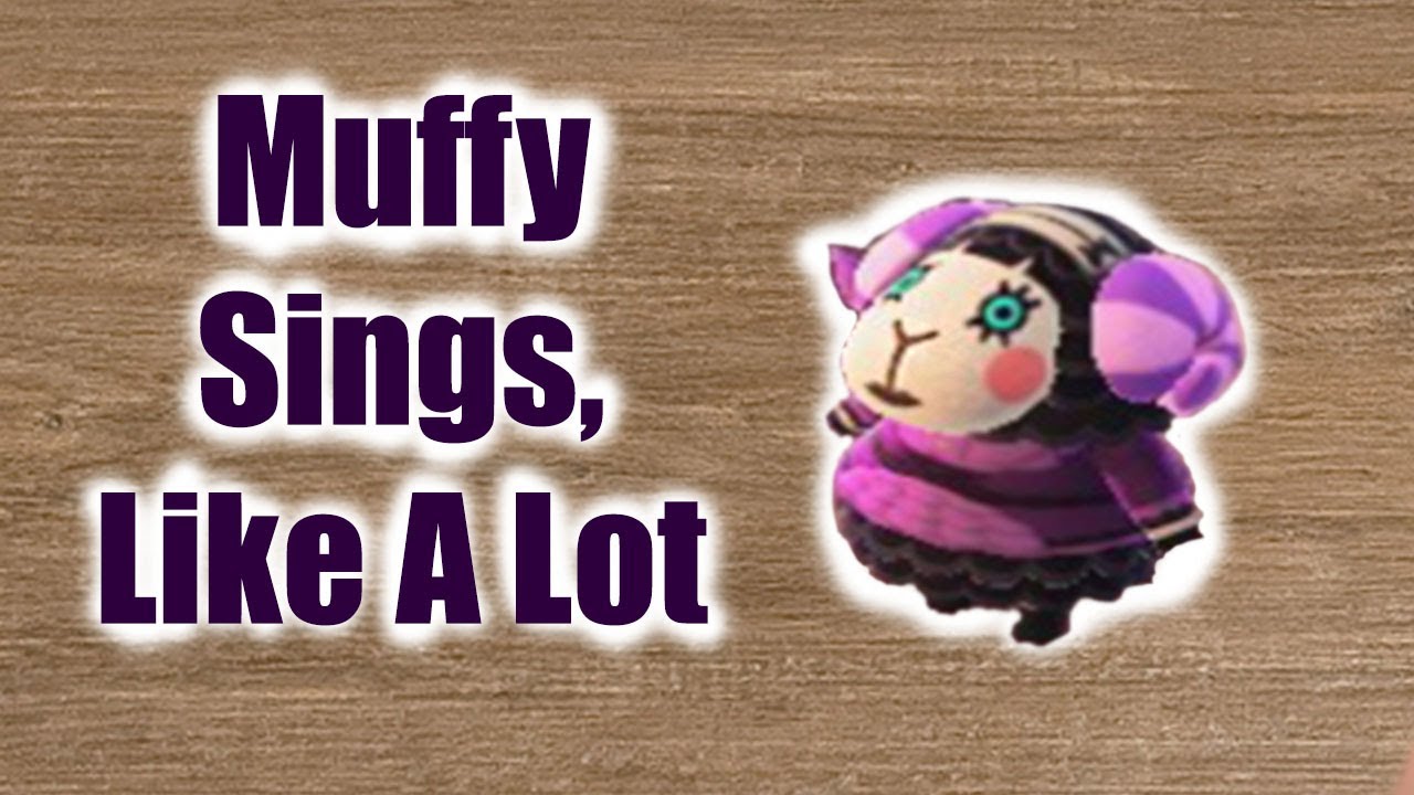 Muffy Sings, Like A Lot | Animal Crossing New Horizon