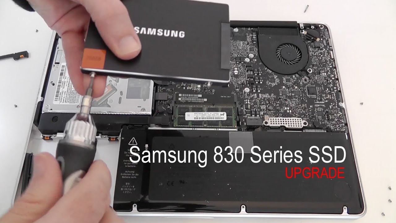 Samsung 830 Series SSD MacBook Pro Upgrade