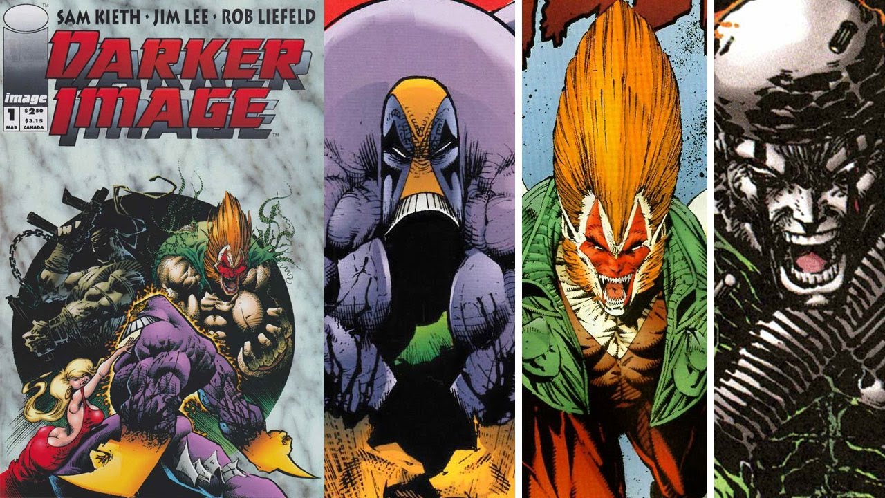 Darker Image number 1! Sam Kieth/The Maxx, Rob Liefeld/Bloodwulf, Jim Lee/Deathblow!