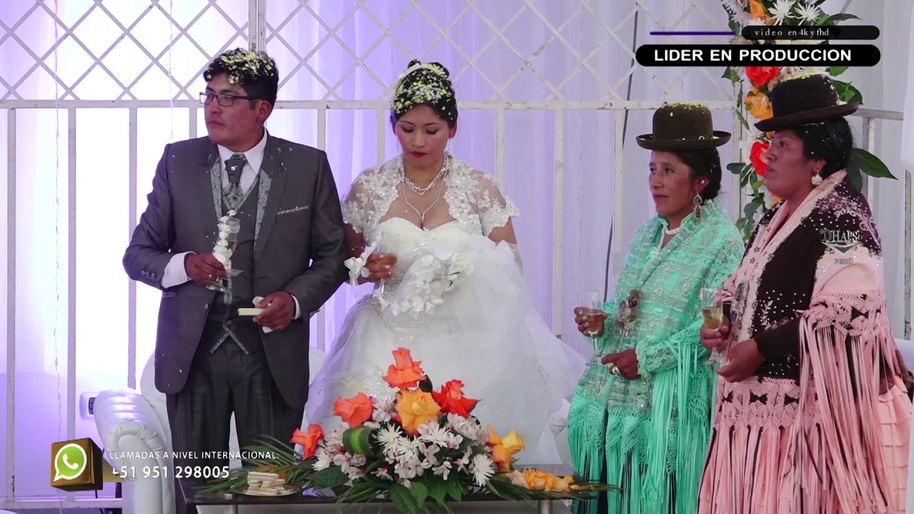 La boda del Año♫en Juliaca Wilson Mamani Z.♫Norma Ruelas™Studios DHAPStv Abril 2018