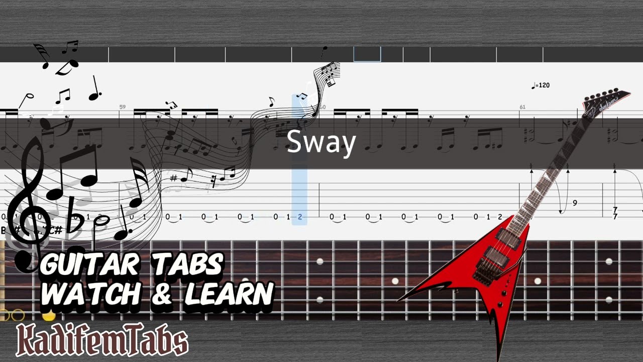 Sway – Electric Guitar Tutorial + TABs (Coal Chamber) | Kadifem Tabs