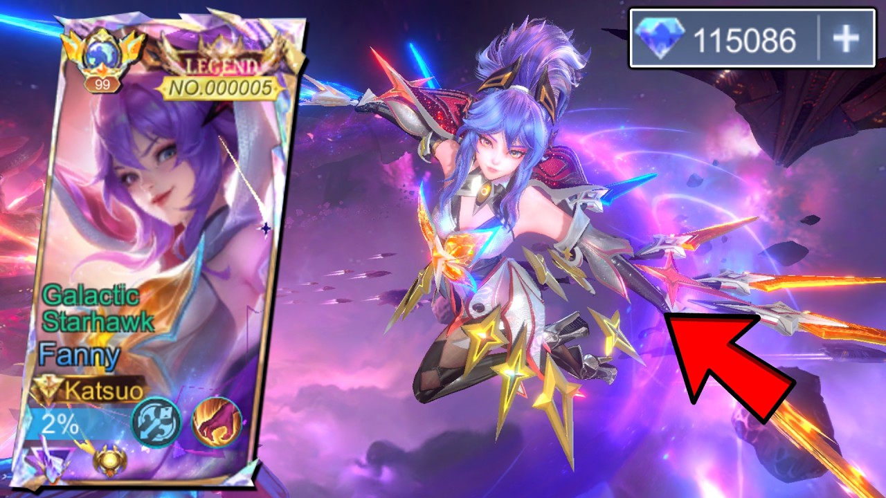 THE FIFTH OWNER OF FANNY GALACTIC STARHAWK LEGEND SKIN IS HERE! | DIAMOND SPENT REVEAL! - MLBB