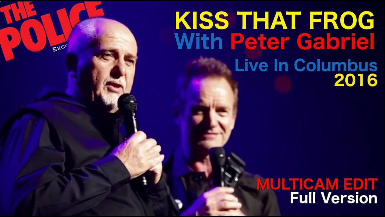 Sting & Peter Gabriel - Kiss That Frog (live 2016) - Multicam Edit Full Version