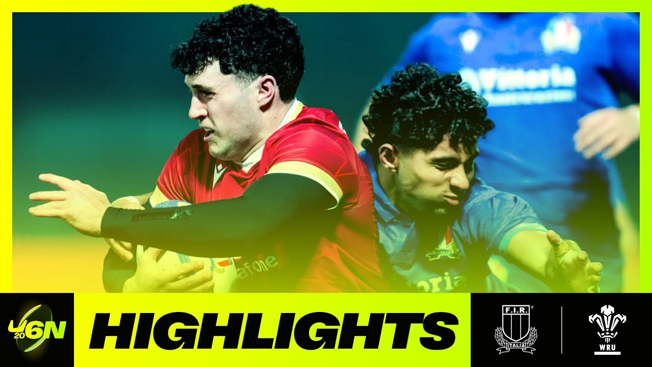 ITALY v WALES | 2025 U6N20 | RUGBY HIGHLIGHTS