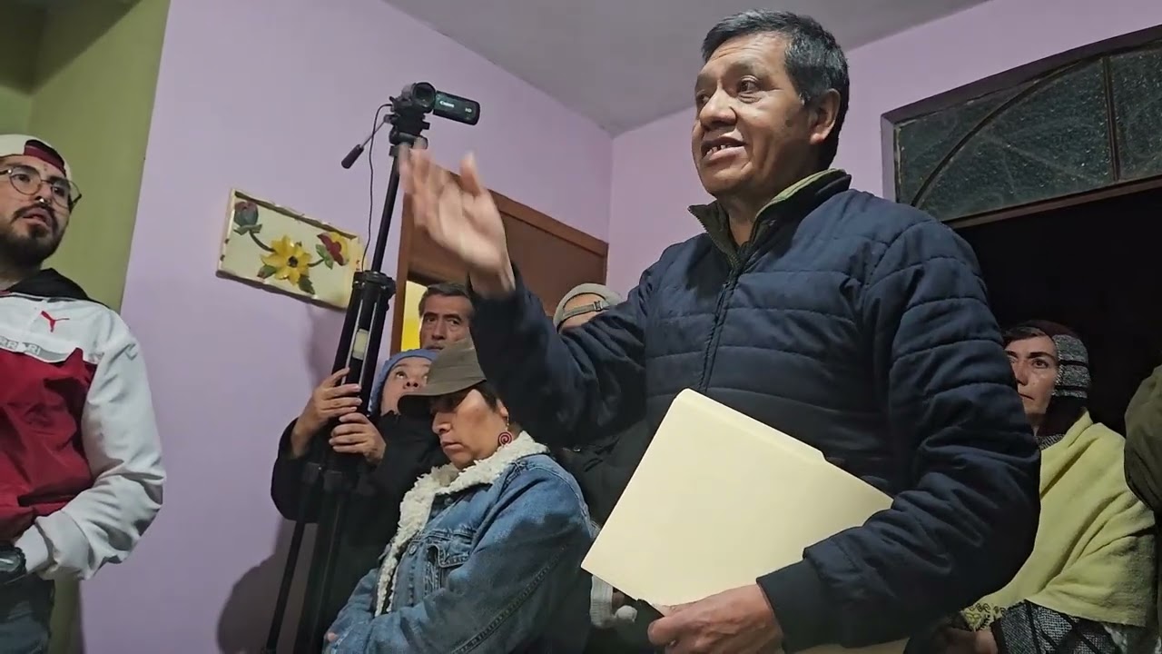 Conferencia de Preensa. Comunidad Indígena Nahua de Milpa Alta en lucha por sus tierras comunales.