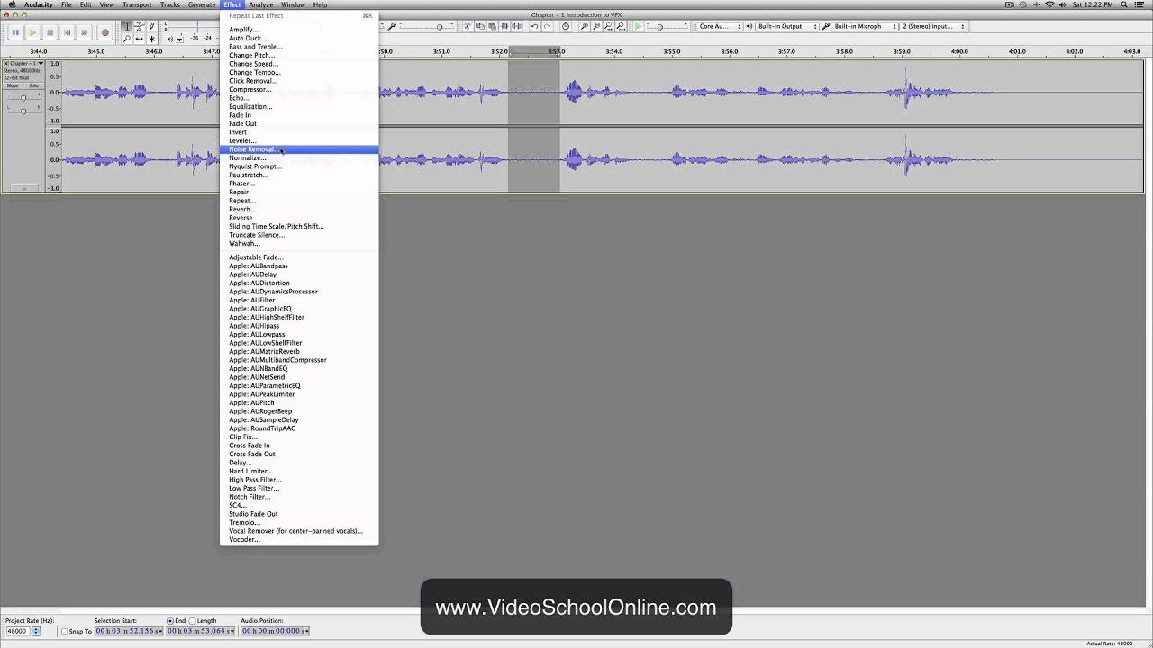 How to Remove Background Noise with Audacity - Audio Tutorial