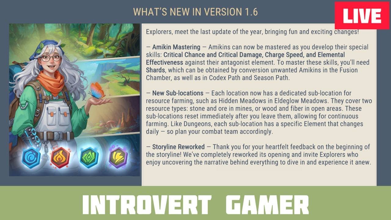 Amikin Village Update 1.6 - Everything you need to know - Update 1.6 Key Highlight #introvertgamer