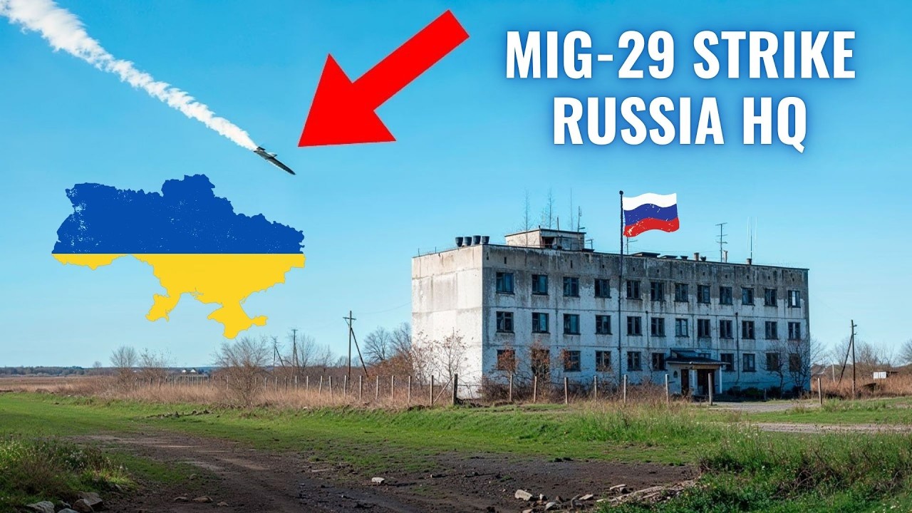 How the MiG-29 Strike Against Russian Strategic Drone Hubs!