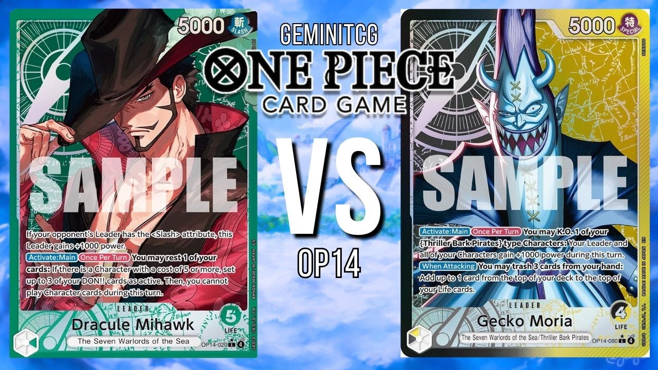 [OP14-EB04] G Mihawk vs BY Gecko Moria at TCGCardKingz