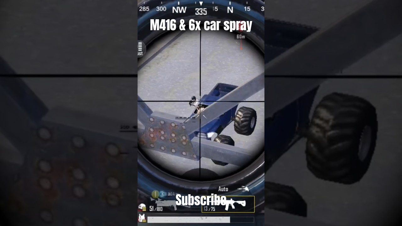 M416 +6x car spray fail: My worst PUBG moment!