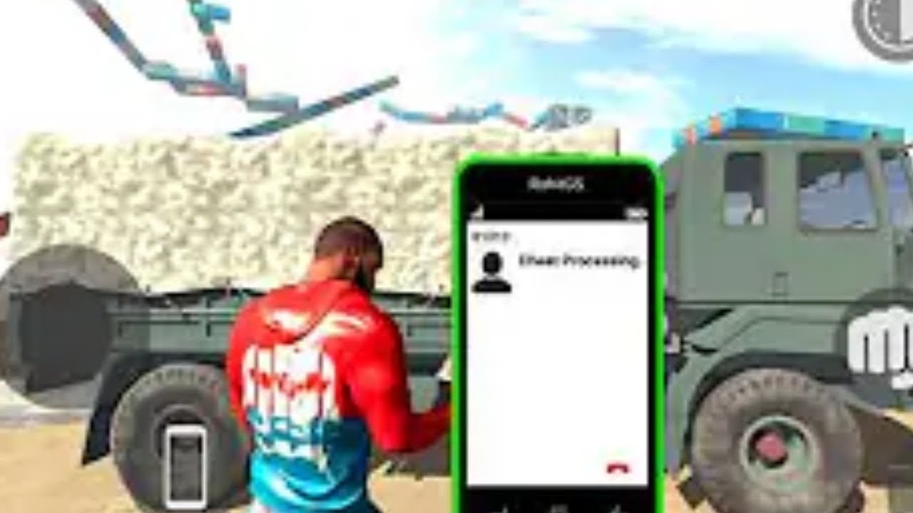 MILITARY TRUCK 😱 CHEAT CODE IN INDIAN BIKE DRIVING 3D !