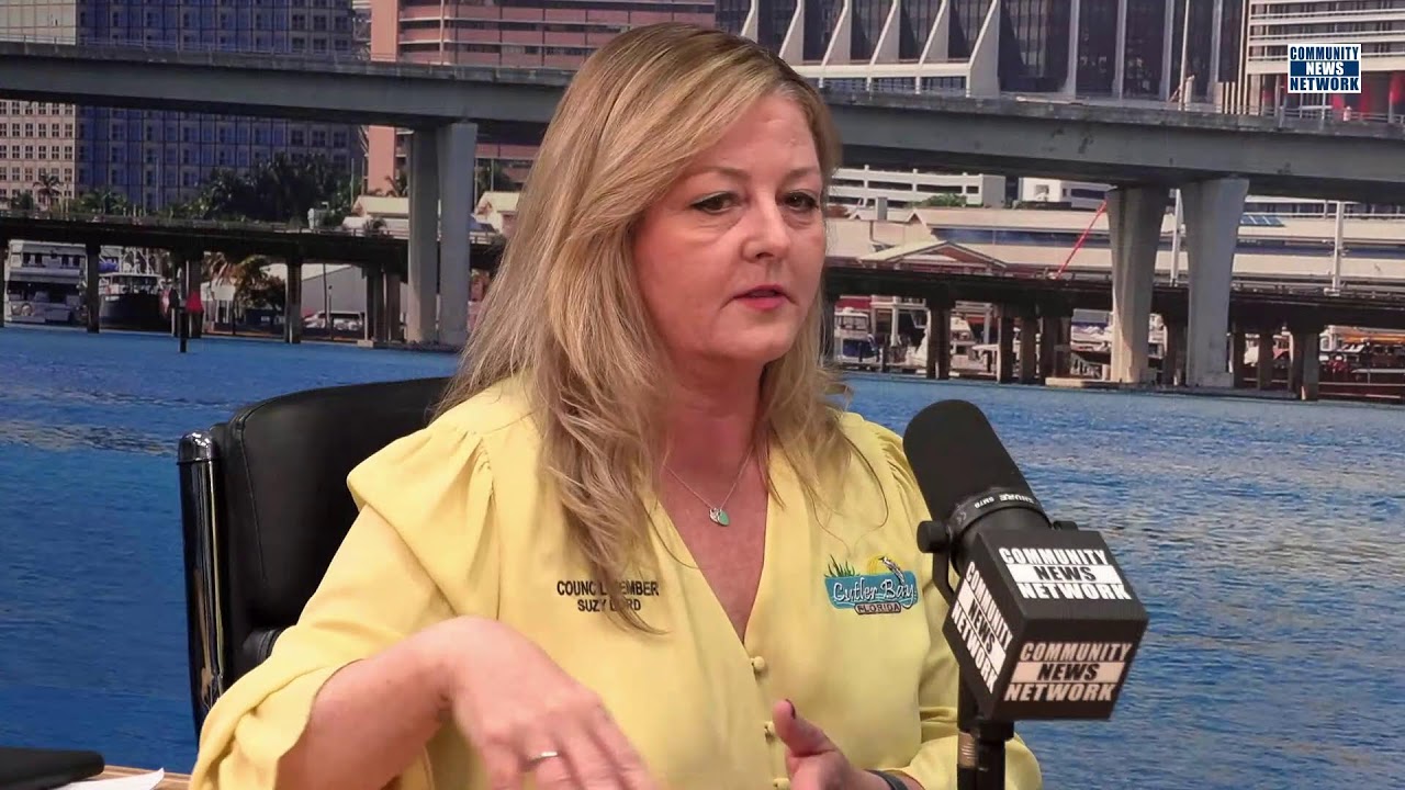 Host Grant Miller speaks with Suzy Lord, Cutler Bay Town Council Seat 2