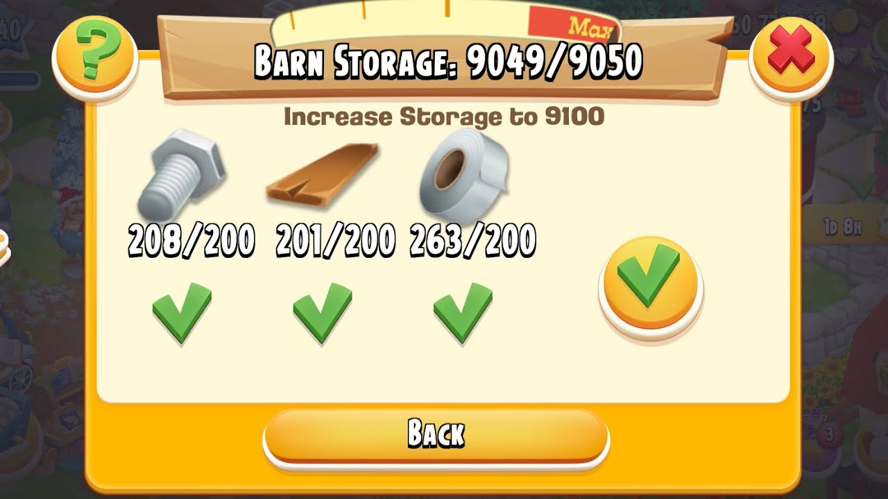 Hay Day | Level 240 | Upgrade Barn