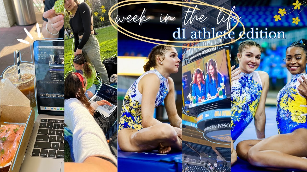 spend the week w/ me as a d1 student-athlete│UCLA competition vs. Utah, mom in town, BTS of practice