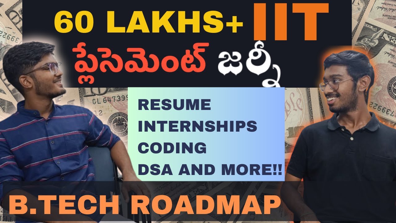 4 Years Engineering Roadmap for Jobs  | IIT| Placement Tips #telugu #motivation