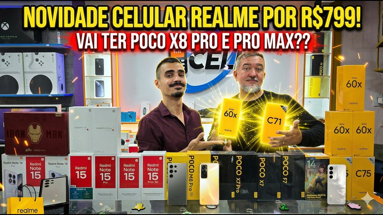 VAMOS VENDER REALME POR R$799 - PROMOÇÕES DE XIAOMI E POCO SEMANA DO COMSUMIDOR.