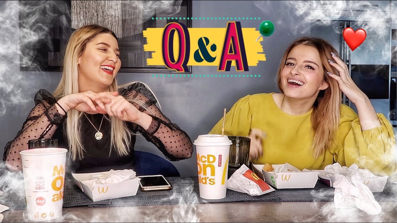 Q&A WITH MA COPS (EN MANGEANT UN MCDO )🌟🍔💖