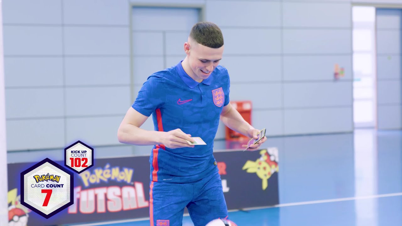 UK: Phil Foden vs #PokemonTCG Kick Up Challenge