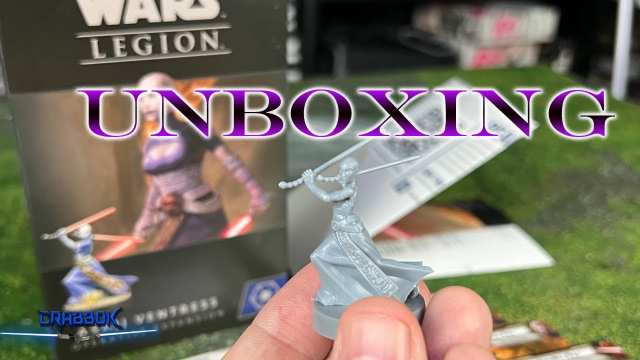 Assajj Ventress Unboxing - Star Wars Legion Expansion