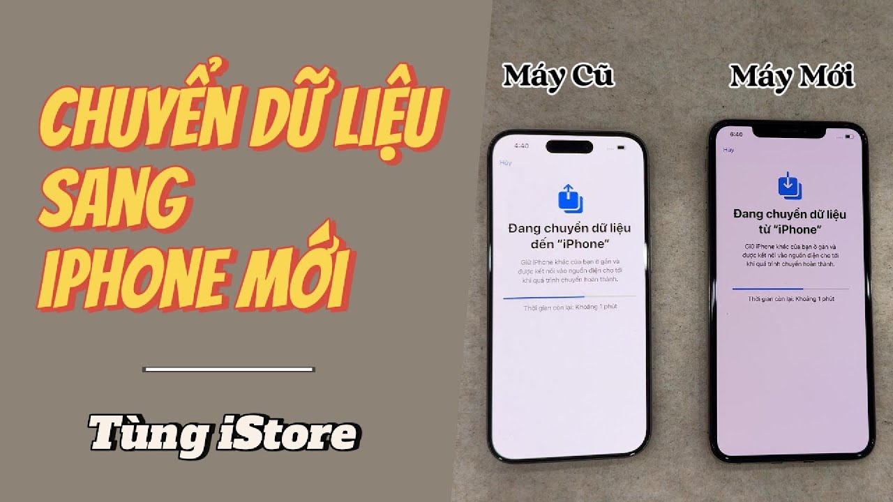 Chuyển Dữ Liệu Từ iPhone Cũ Sang iPhone Mới Nhanh Gọn Nhất | Cách Sao Lưu Dữ Liệu iPhone Đầy Đủ