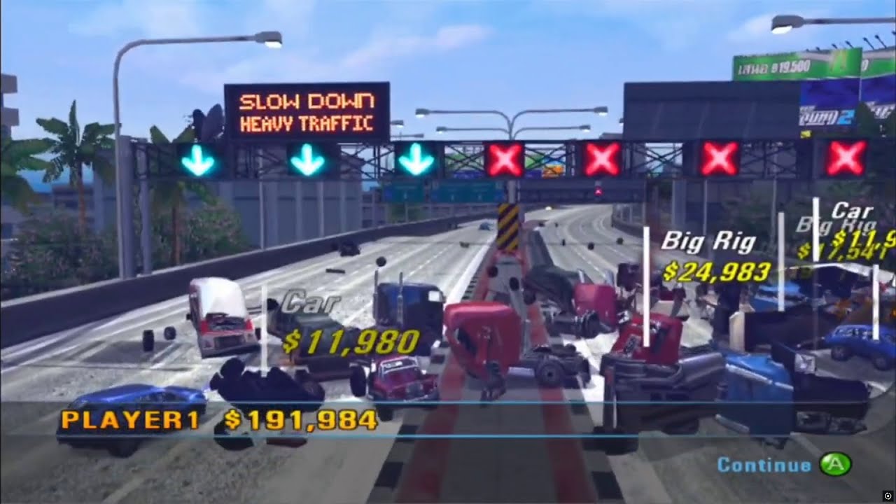 Burnout 3: Takedown - Trash Smash #059 - $4,042,640 (World Record)