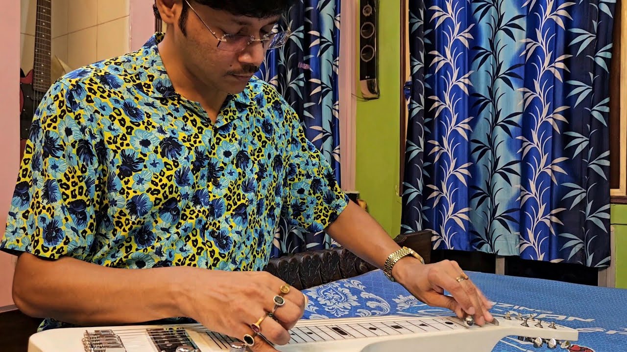 Dil Hoom Hoom Kare-Instrumental-HawaiianLapSteelElectricGuitar By Pramit Das-Film Rudaali