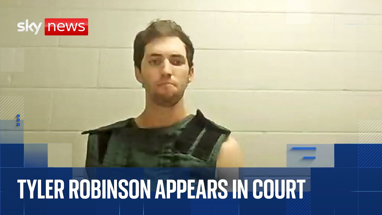 Tyler Robinson appears in court charged with the murder of Charlie Kirk