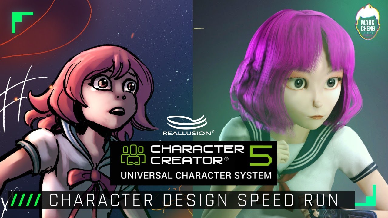 Character Creator 5 &mdash; скоростное прохождение &mdash; решение проблем с сеткой и глазами.