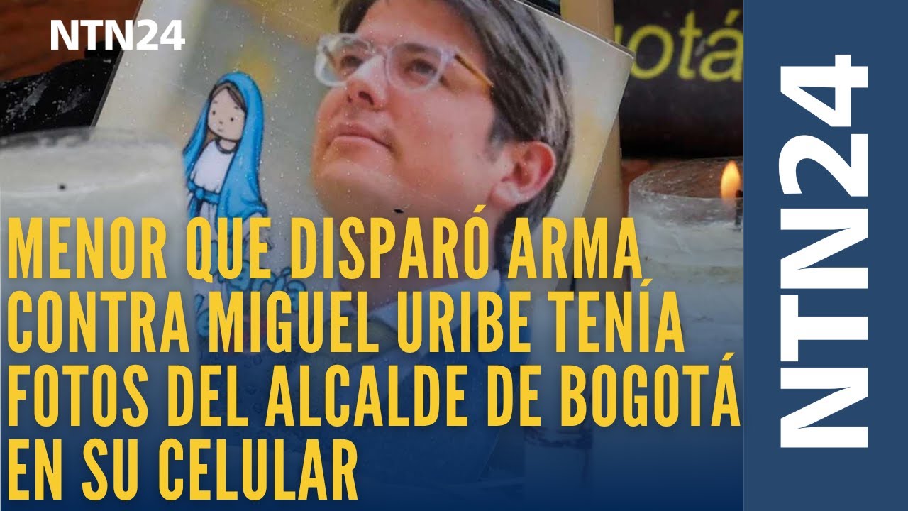 Menor que disparó el arma contra Miguel Uribe tenía fotos del alcalde de Bogotá en su celular