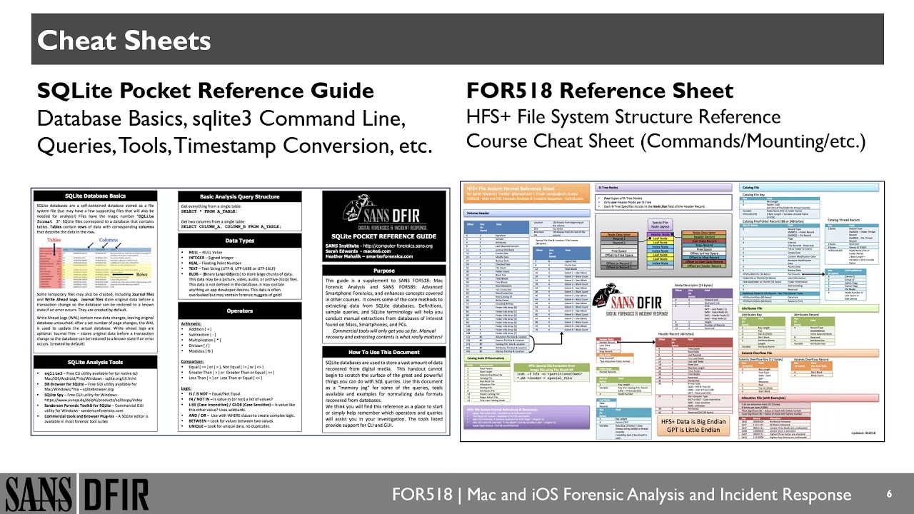 What’s New with FOR518   Mac and iOS Forensic Analysis & Incident Response